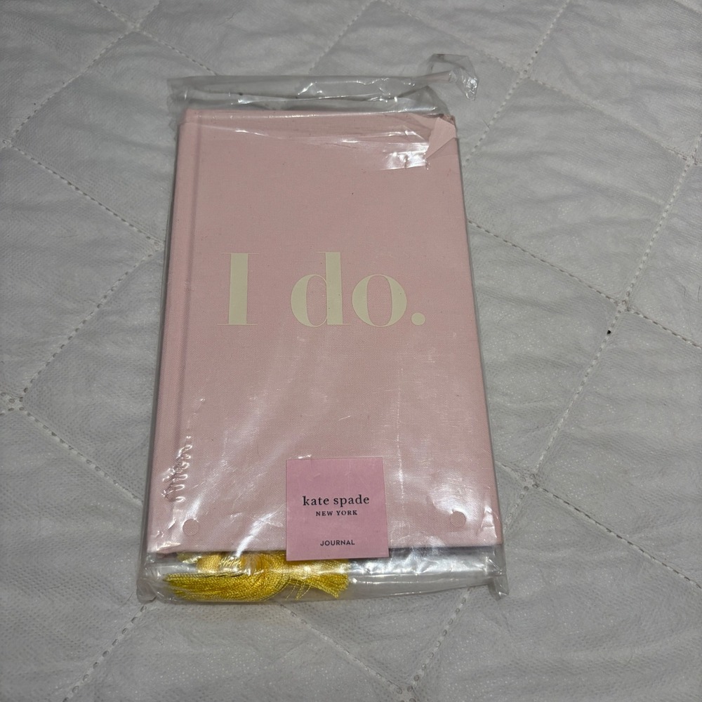 Kate Spade New York I Do Bridal Journal Pink Canvas 200 Lined Pages 199330